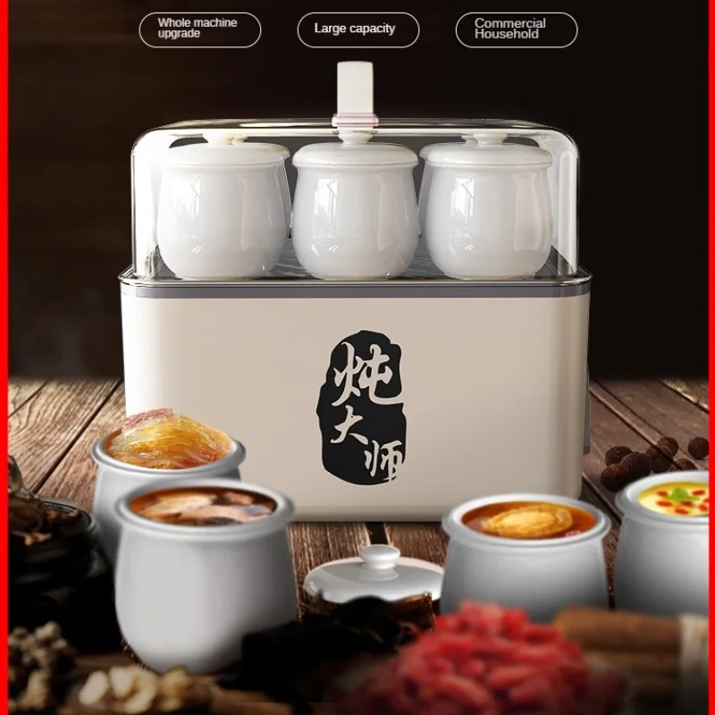 

220V Large Capacity Electric Slow Cooker for Stewing, Steaming and Cooking Bain-Marie Style - The Master of Slow Cooking