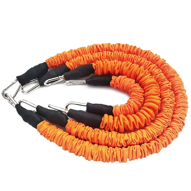 30 42 65 80cm Thicken Latex Gym Rubber Pull Rope Resistance Band Fitness Training Trainer Taekwondo Kick Customizable 2