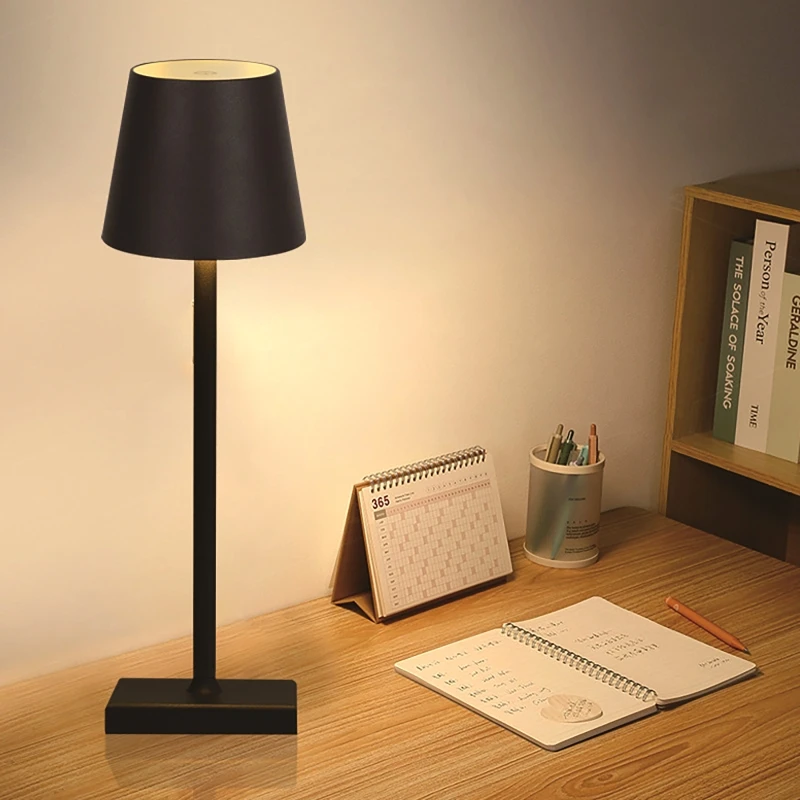

Table Lamp Touch Stepless Dimming Light Reading Eye Protection USB Charging High foot Lamp for Living Room Bed Office Cafe