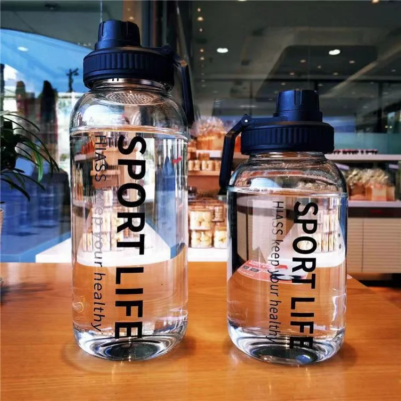 Creative Water Bottle Glass Drink Bottles For Camping Hiking Climbing Sport Bottle Portable Drinkware Eco-friendly