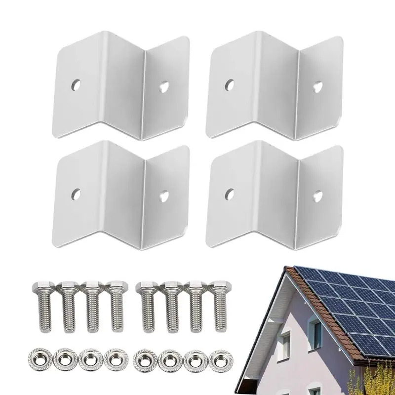 

Solar Panel Mounting Z Bracket Aluminium Alloy Solar Panel Holder Bracket Solar And Wind Power Parts For Caravan Boats Off Grid