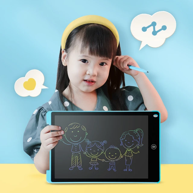 Tablette graphique LCD intelligente pour enfants, 12 pouces, pour