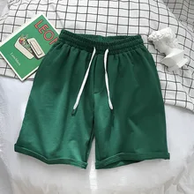 

Shorts Solid Color Casual Loose Summer Home Large Trunks Sleeping Pajama Pants Sports Pants Cropped Pants