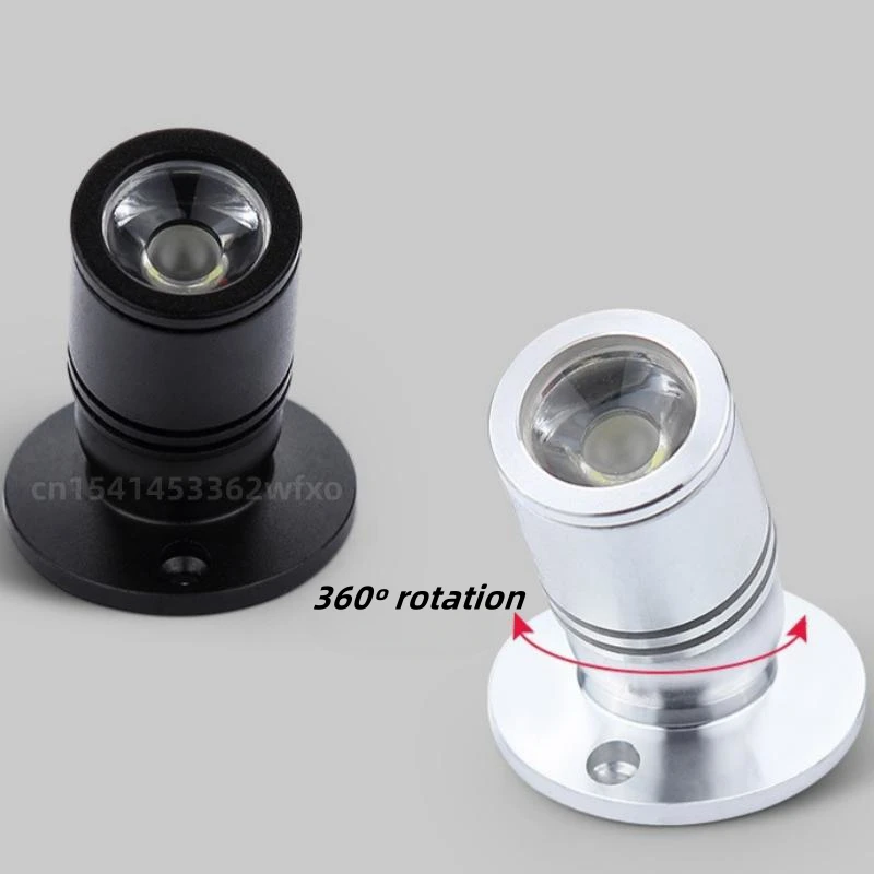 Mini Dimmable 3W LED Spotlight Ceiling Lamp 110V-220v Downlight Angle Can Be Adjusted Wall Lights for Home Commercial Lighting