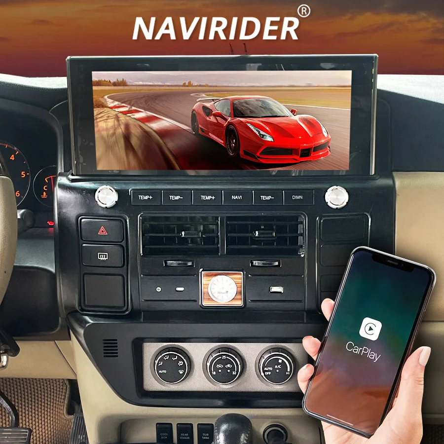 

Auto Multimedia Video Player 1920*720 BIG Screen For Nissan Patrol Y61 2006 -2021 Android 10 Car GPS Navigation Wireless Carplay