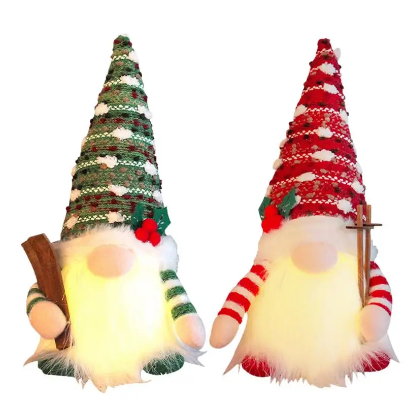 

Christmas Gnomes Plush LED light Christmas Dwarf faceless christmas Gnome Plush Merry Christmas Toy Xmas Navidad Noel Gifts