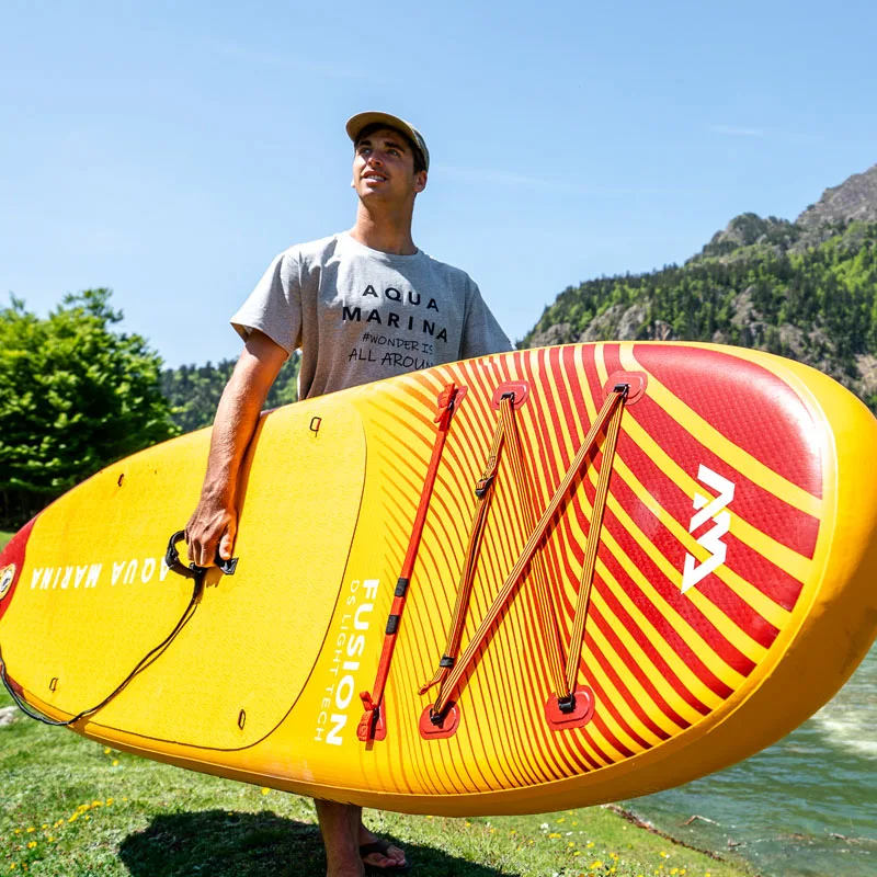 AQUA MARINA NEW FUSION 330*81*15cm inflatable surfboard 2023 stand