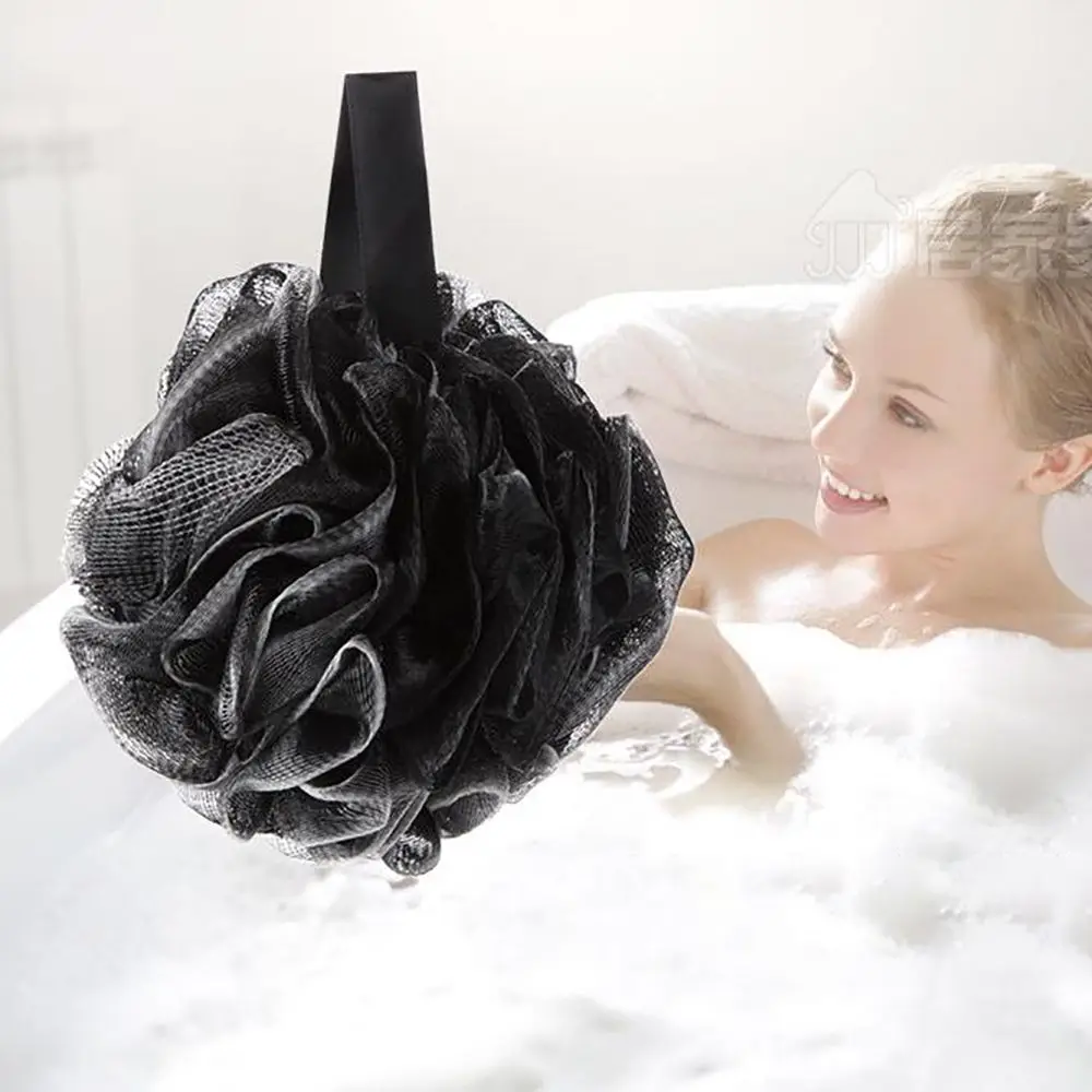 

Black Bamboo Charcoal Bath Ball Shower Puff Soft Shower Mesh Foaming Sponge Bath Bubble Ball Skin Clean Tool Bathroom Accessory