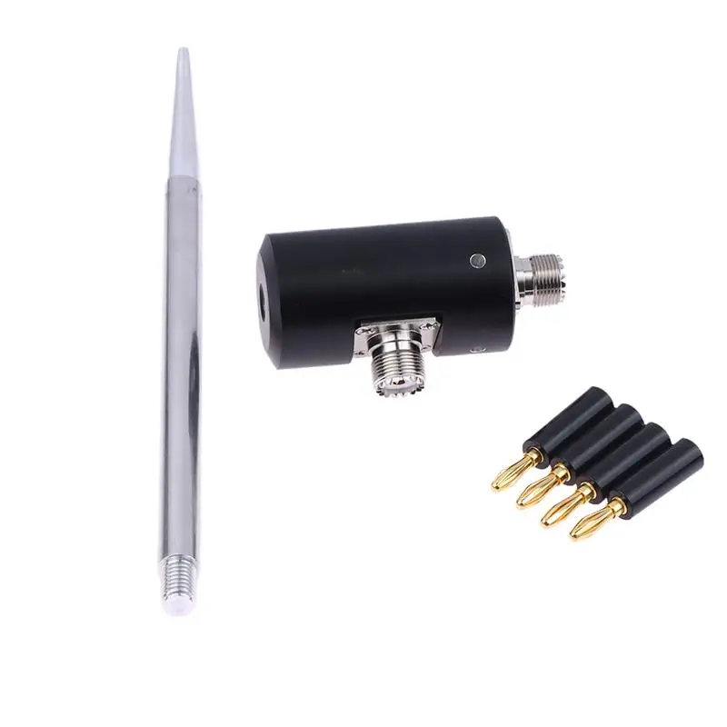 1PCS M10 SO-239 베이스 스레드 GP 안테나용 휴대용 단파용 Pac-12 삼각대 차량 장착 안테나 야외용
