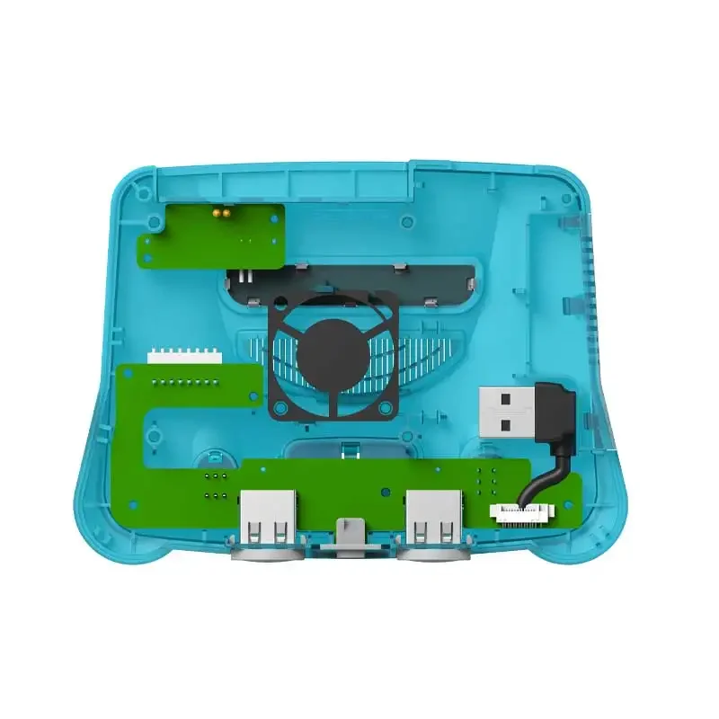 Retroflag N64-Inspired Gaming Case with Dual USB Ports, SD Card Storage, Safe Shutdown and Reset Features