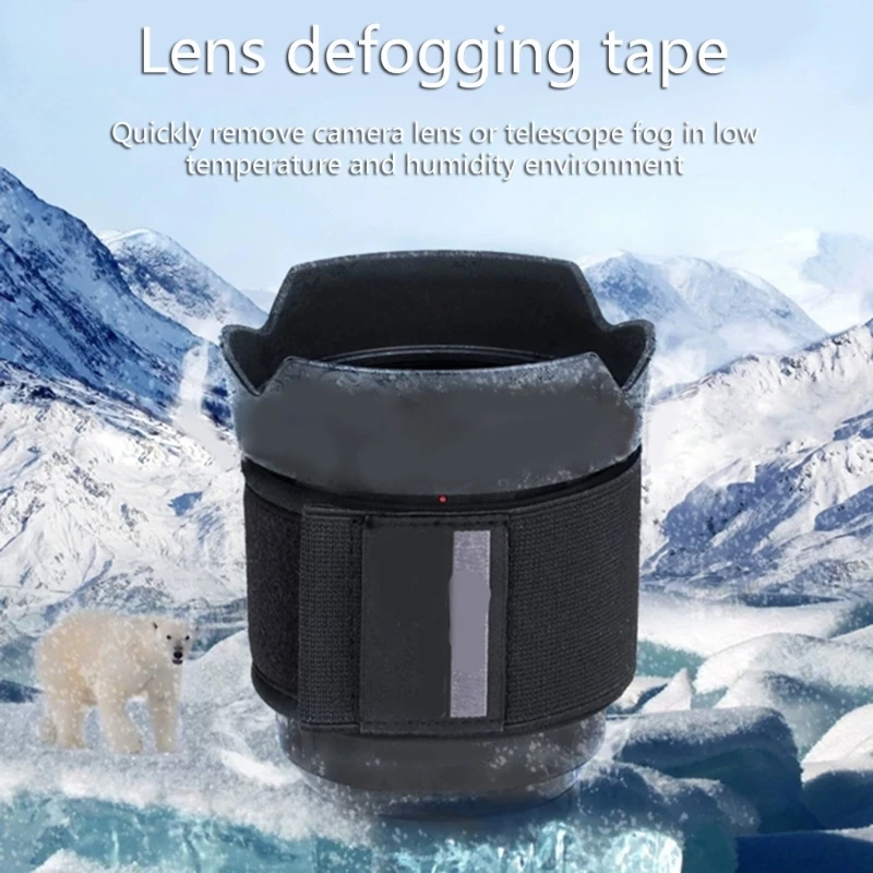 Camera lens warmer USB lens warmer lens defogging condensation prevention warmer fast warming for universal camera