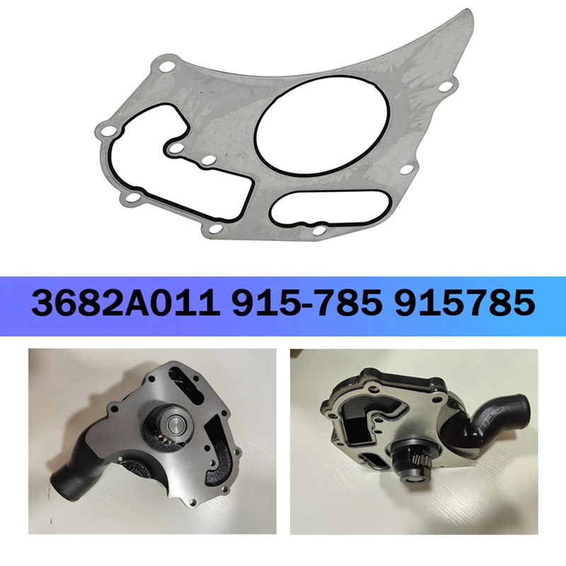 

1 Piece New Water Pump Gasket Silver ABS For Perkins Engine 1104C-44T 1104C-44TA 1104D-44TA 1100 Series