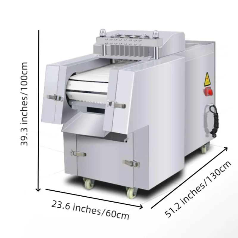 Vegetable Dicer Frozen Buffalo Meat Cutting Machine Beef Cutter 2