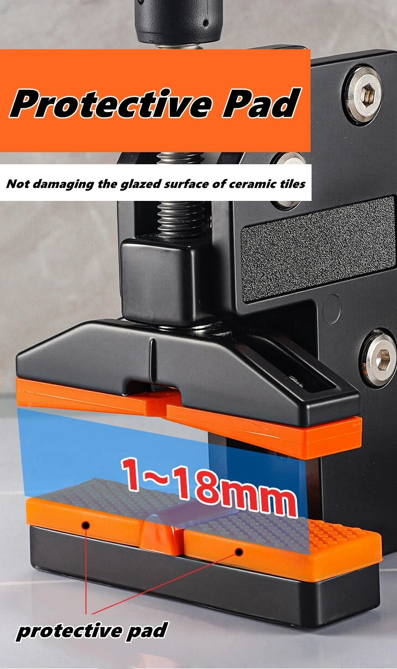 Pince à Briser Carrelage Et Verre YEHEI - Coupe Manuelle, En Métal, Poids 0.7 Kg - Pour Carreaux Céramique Et Porcelaine