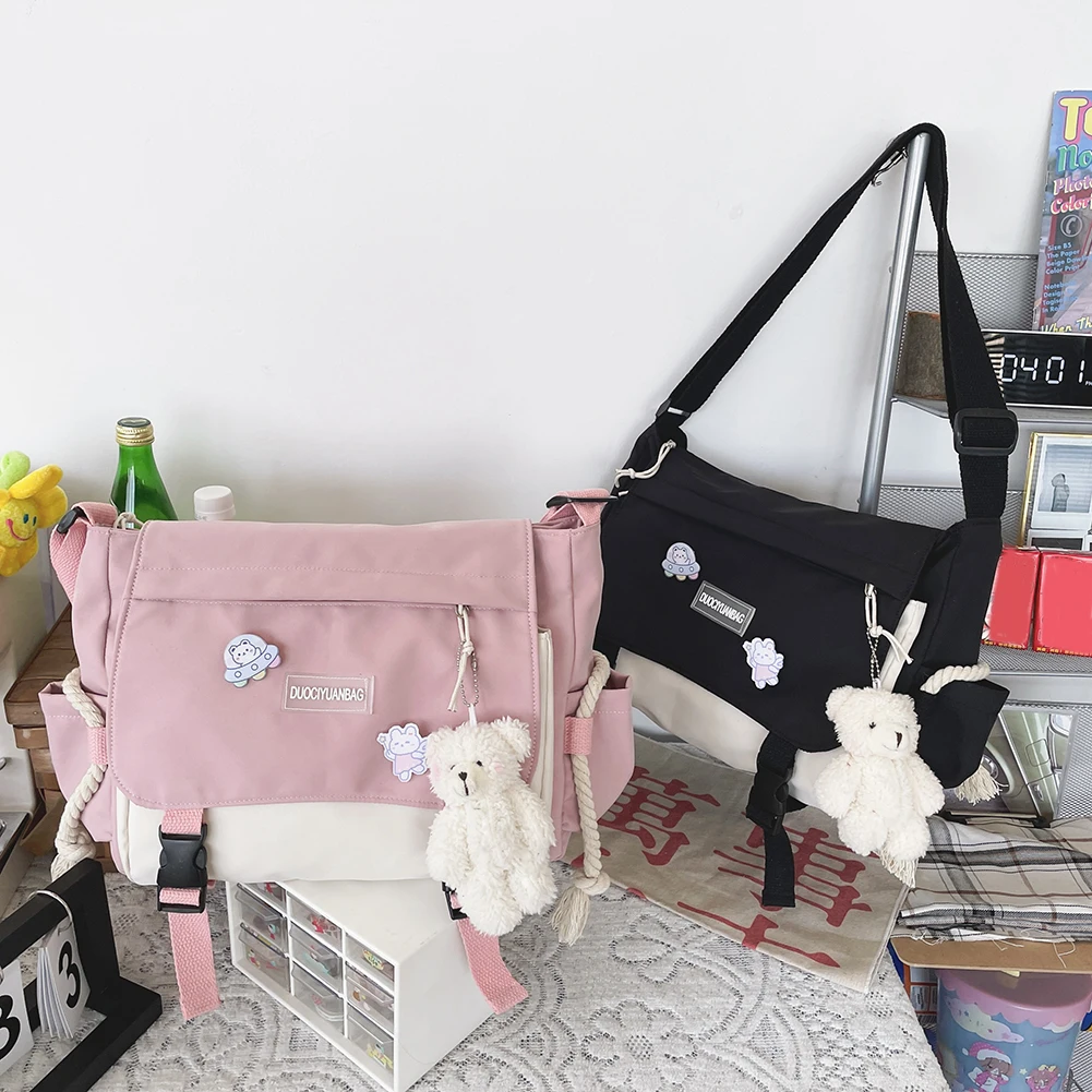 Crossbody Bag Large Handbag For School Nylon Handbags