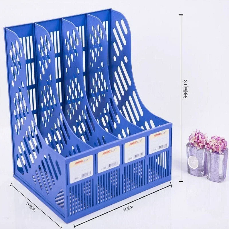 데스크탑 정렬 칼럼 프레임 랙 스토리지 데이터 책장 플라스틱 사중 파일, 사무용품