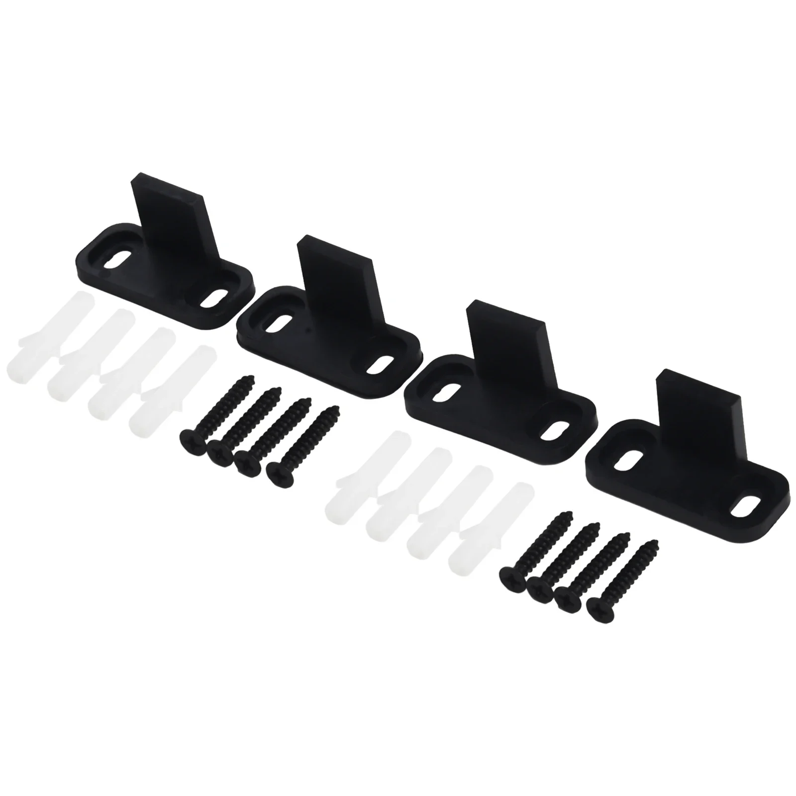 Floor Guide Shock Stoppers 4.5*2cm Adjustable Barn Door Expansion Plugs Home Kit Plastic Sliding Rail