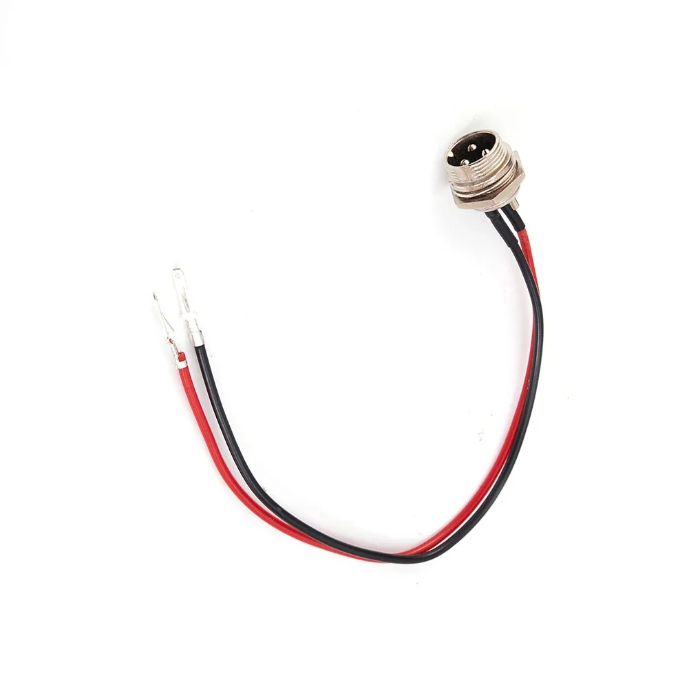 

Electric Scooter Balance Car Charging Port GX16 Round Hole 3-pin 2-wire Aviation Head Charging Hole Accessories