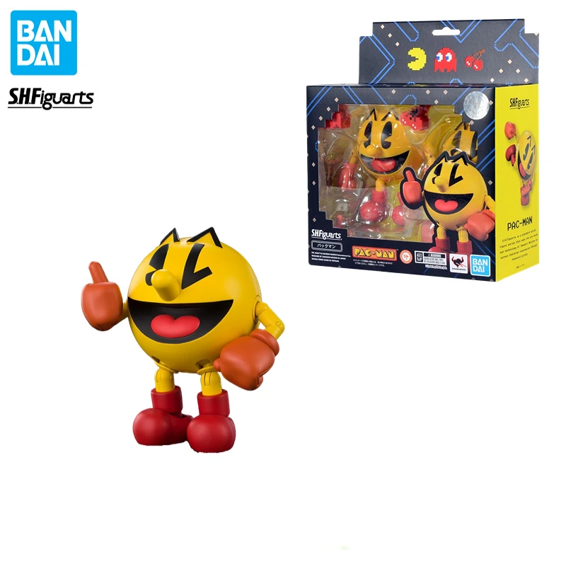 

Bandai SHF Arcade Game Character Pac-Man PACMAN Anime Customizable Doll Toy Gift Model Collection Hobby