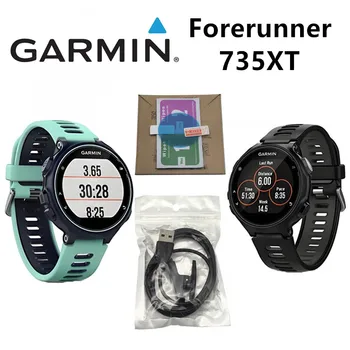 Original Garmin Forerunner 735XT GPS Sport Heart Rate Monitoring Watch Support Russian Spanish. Portuguese 95% New 1