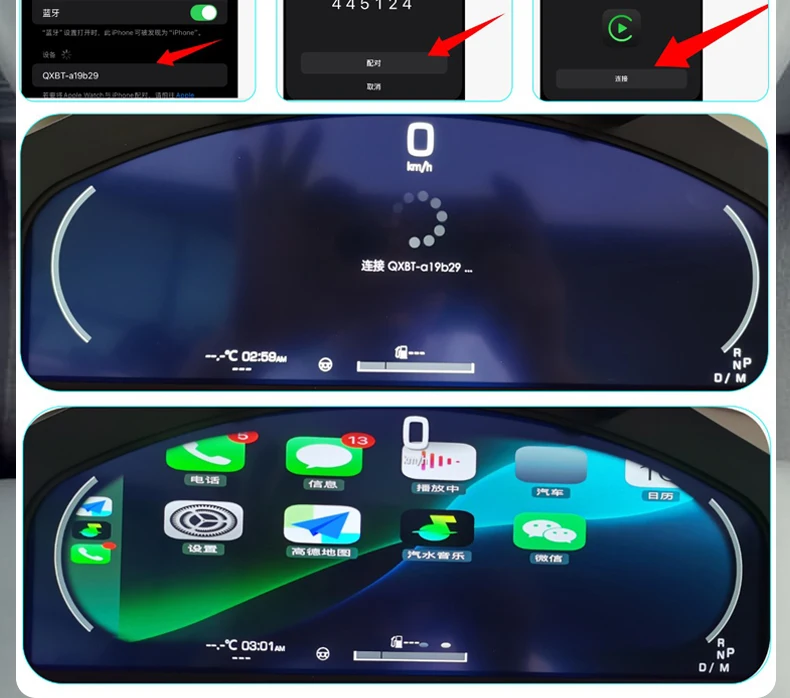 Digital Instrument Cluster For Porsche Cayenne 2002-2009 Speedometer,Dashboard,G