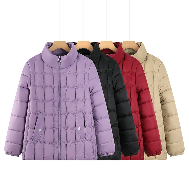 سترة قطنية شتوية سميكة جديدة للنساء في منتصف العمر...