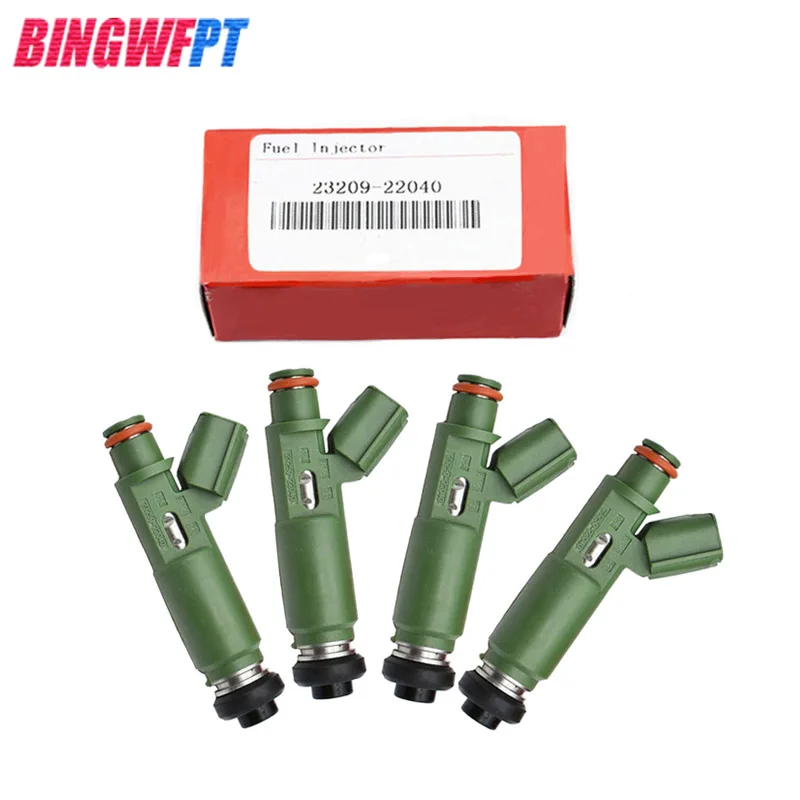 Fuel Injectors With Red Box 23250-22040 23209-22040 2325022040 2320922040 For Corolla Matrix Celica For Vibe Chevy 1.8L 4PCS/LOT diesel injector tube,fuel injector cleaner,fuel injector removal tool,fuel injector seals