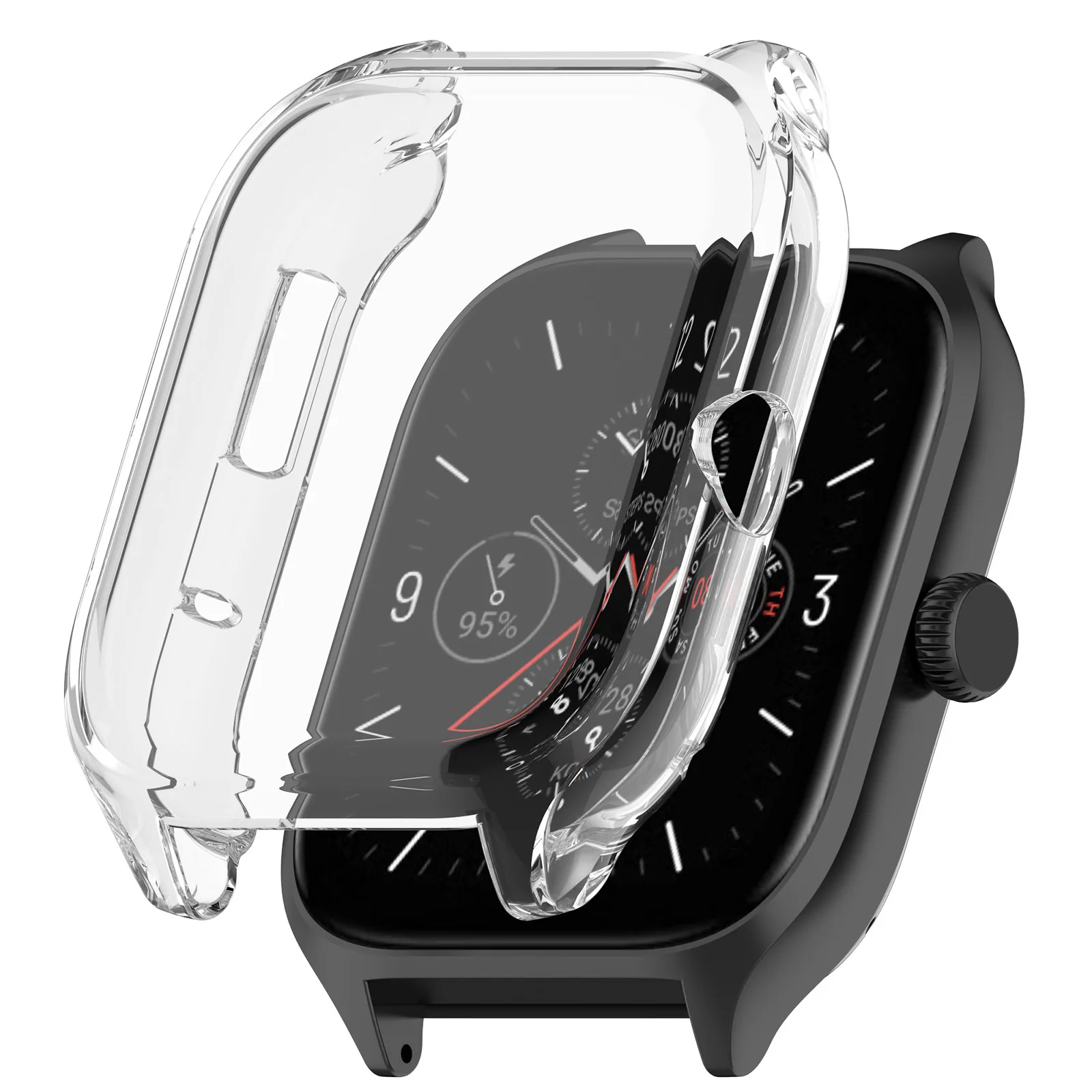 Huami Amazfit GTS 4  ȣ Ŀ, ε巯 TPU ̽, Amazfit GTS 2 2e 3 Gts4 SmartWatch Ǹ 