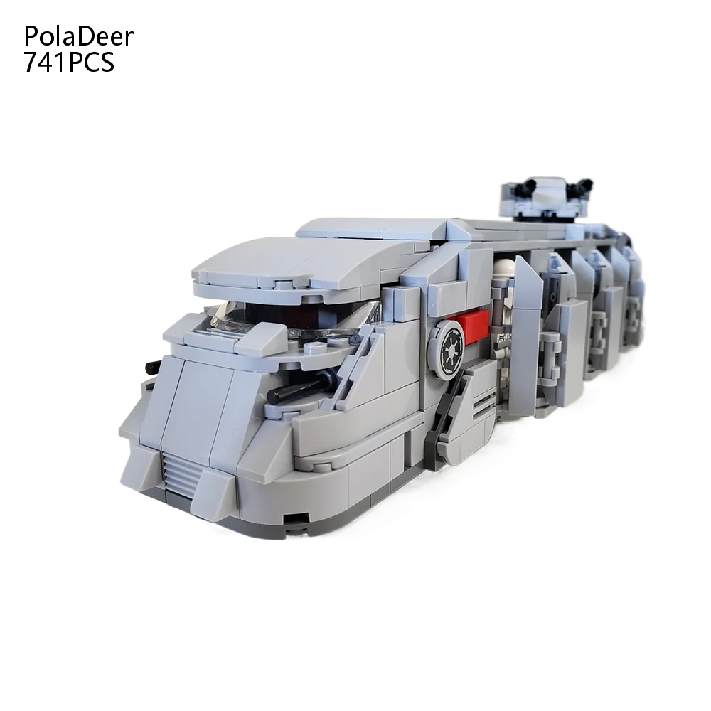 MOC 741-teiliges Imperial Troop Transport Fahrzeug, Charakterproportions-Bausteine, Montagemodell, Spielzeugbausteine, Kindergeschenk 37597 – Detail 9