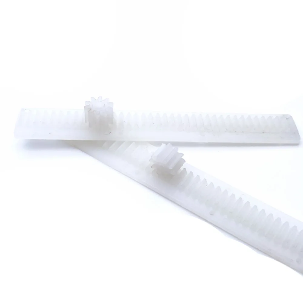 1 Module Bendable Nylon Gear Rack Transmission Plastic Precision Synchronous D-Hole Gear 38T 10T