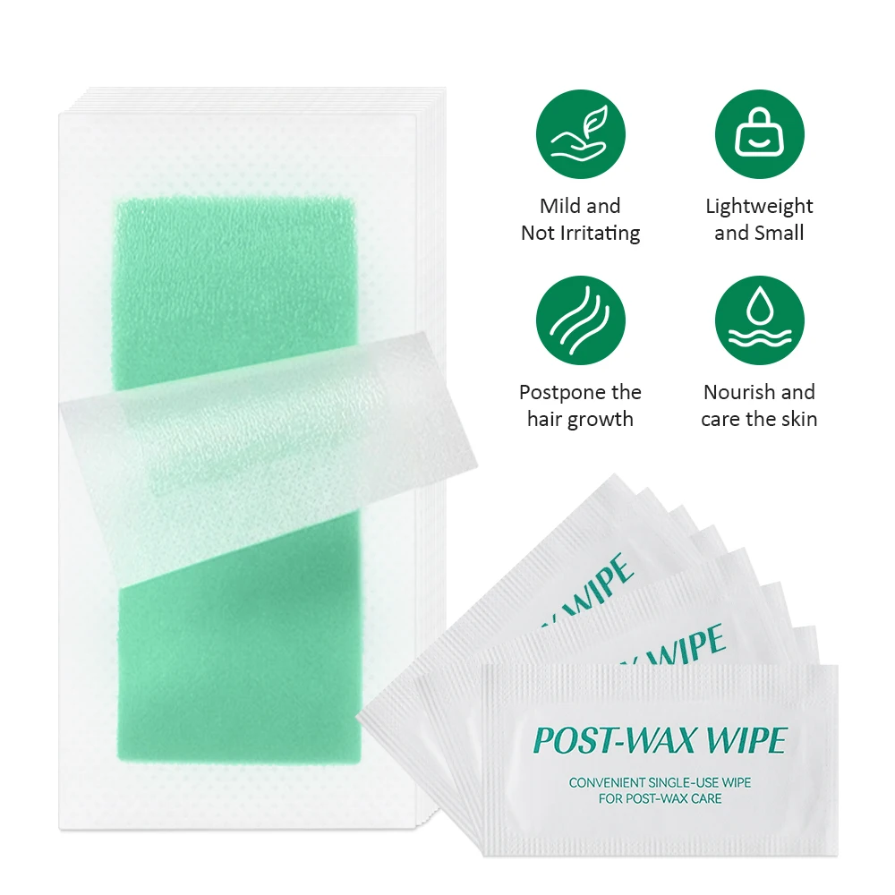 Olive Oil Wax Paper for Facial Hair Removal