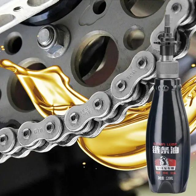 120ml/240ml catena del motociclo lubrificante catena della bicicletta olio  Kit per la cura della catena della moto catena di riduzione del rumore olio
