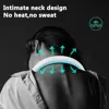 New Mini Neck Fan Portable Bladeless Hanging Neck 1200mAh Rechargeable Air Cooler 3 Speed Mini Summer Sports Fans 2