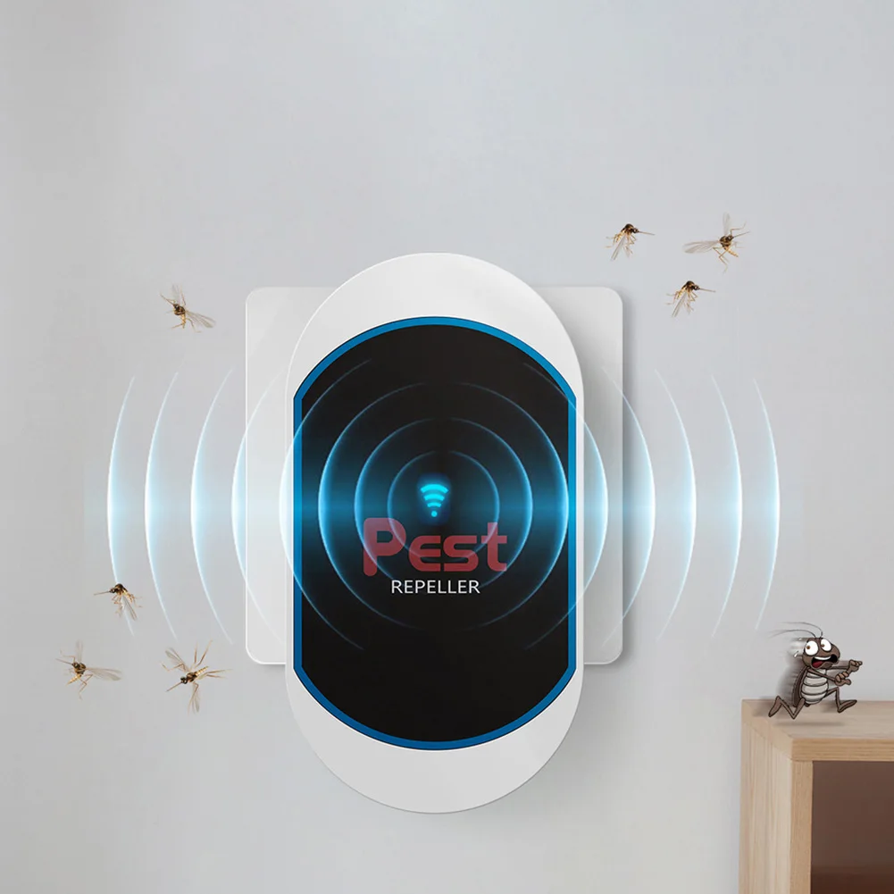 Ultrasonic Pest Repeller Electronic Pest Repeller No Noise Rat Mosquito Repellent Pest Control Device for Bat Mosquito