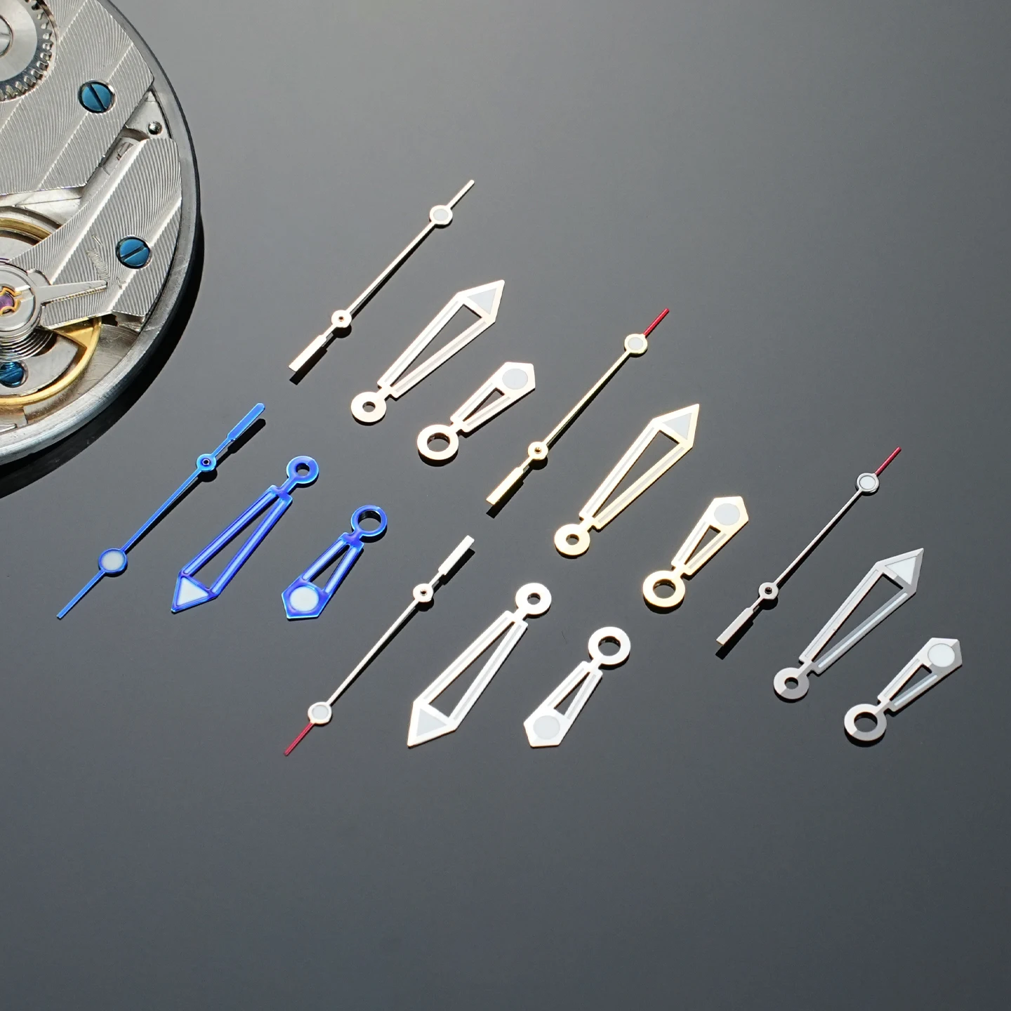 Omega Seamaster 300 Watch Hands with Luminous Hour, Minute, and Second Pointers