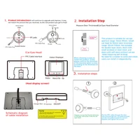 Mini Peephole Smart Wireless Door Viewer Camera PIR Motion Detection Smart Peephole Video Doorbell 2000mAh Digital Door Viewer - Image 5