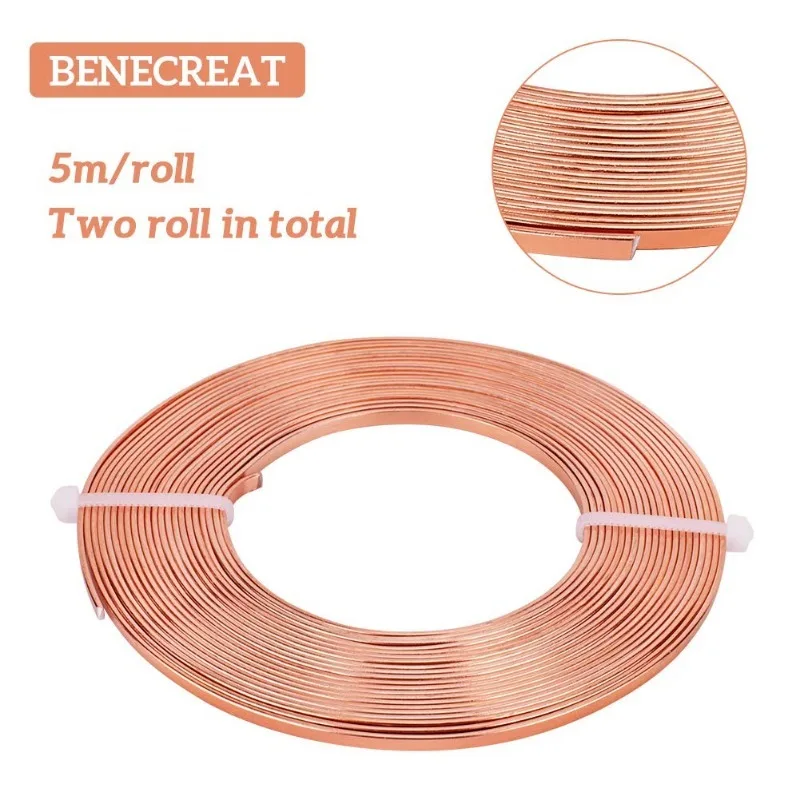 Filo di rame 2,00 mm di diametro senza copertura, rame puro. Filo per gioielli, per fai da te e