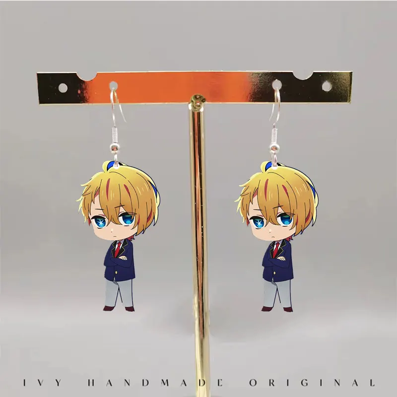 Anime-Inspired Acrylic Dangle Earrings - Custom Cartoon Jewelry Gifts