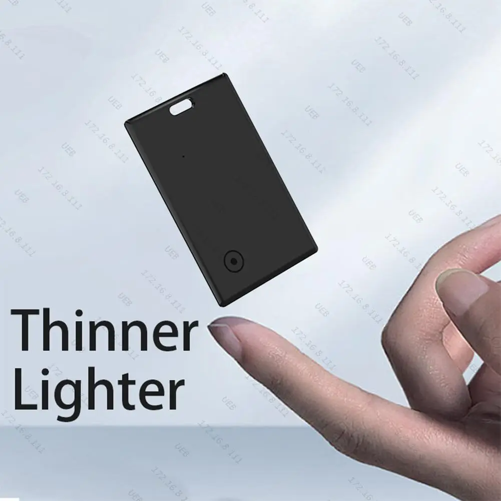 Smart Card Wallet Tracker Card Bluetooth-Compatible Thin GPS Item Finder Work with Find My for Luggage Purse Passport