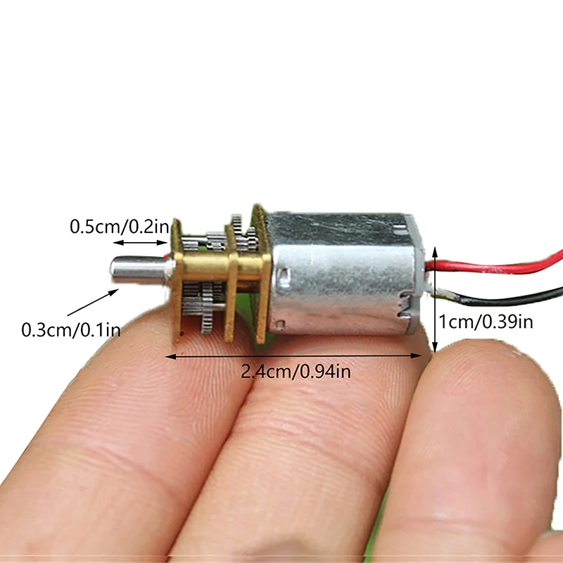 1pc N20 DC3-6V Major Axis Electric Micro DC Geared Motor 30-60RPM Metal Motor Gear Adjustable Speed Reversed images - 6