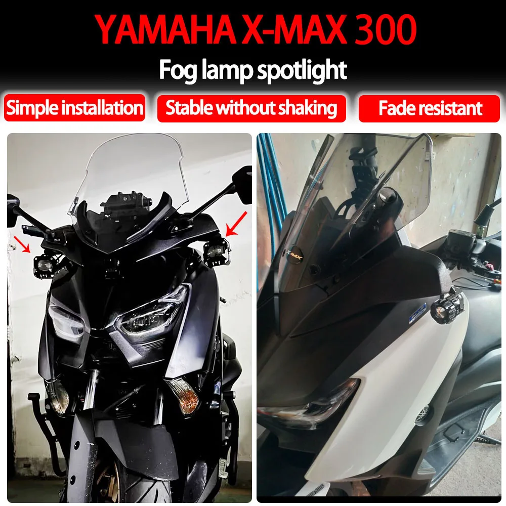 

For Yamaha xmax 300 accessories xmax300 2017 2018 2019 2020 2021 2022 accessori x max300 Driving Light Mount x max 300