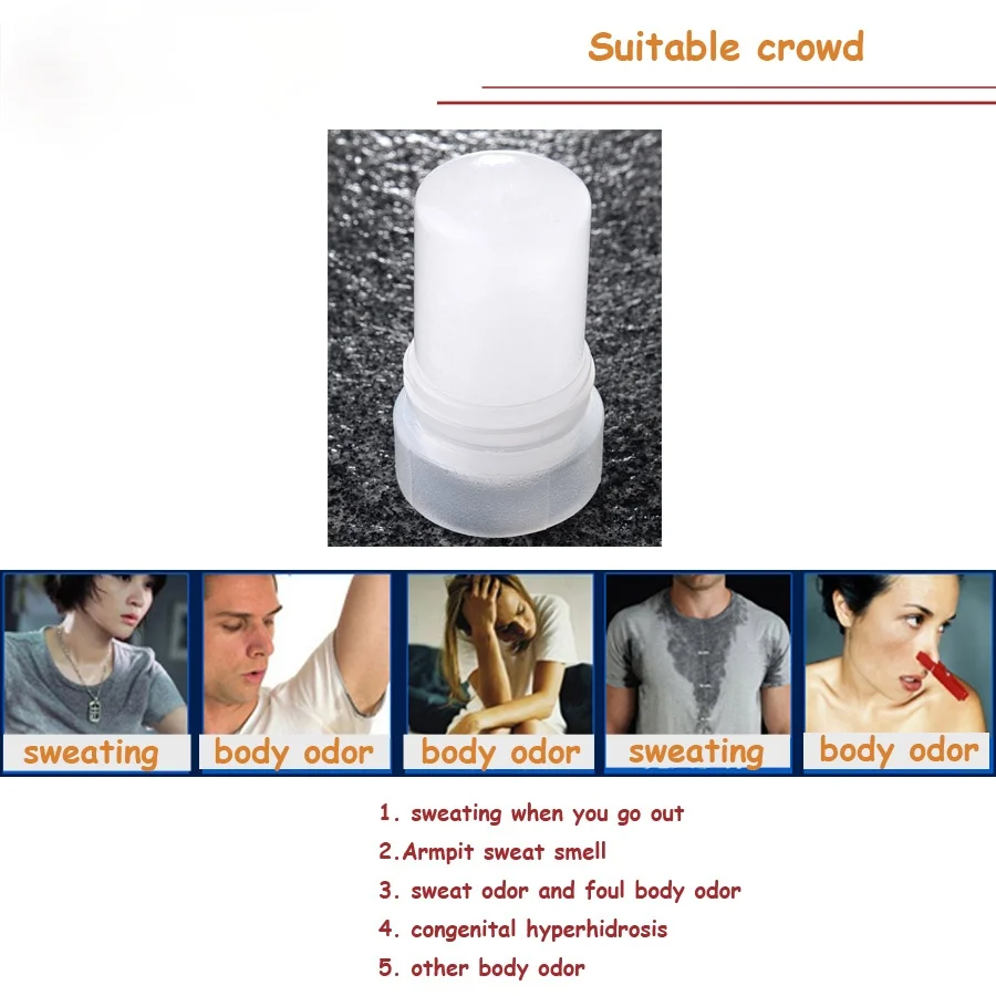 Alum Antiperspirant Deodorant Body Crystal Underarm Antiperspirant Deodorant Stone Body Care deodorizing stick deodorant cream deodorant lotion deodorant stick deodorant spray
