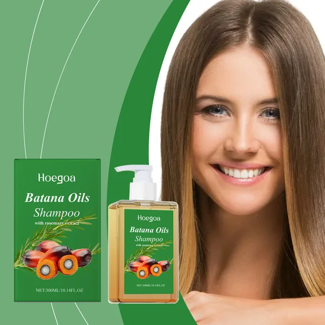 Batana Hair Growth Shampoo Anti Loss Restore Damaged Split Hair Nourishing Oil Control Deep Cleansing Hair Regenerating Shampoo 3
