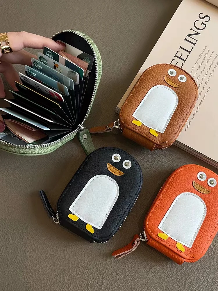 

New Cartoon Cute Girl Card Bag Compact Multi-card Card Set Mini Coin Purse