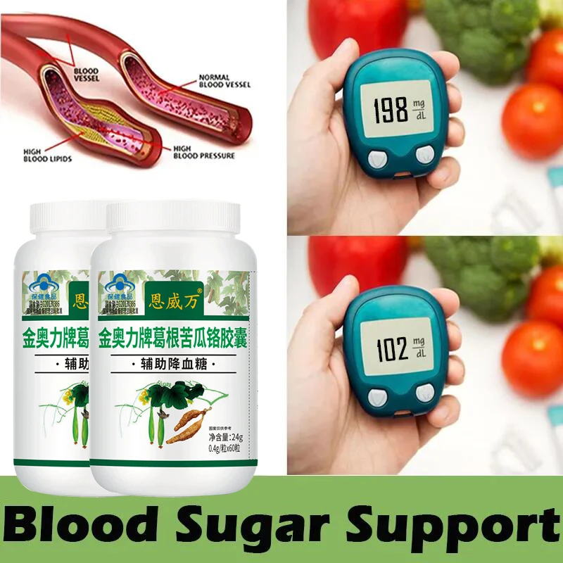 Premium Blood Sugar Manager Bitter Melon Extract Capsule Cure Diabetes