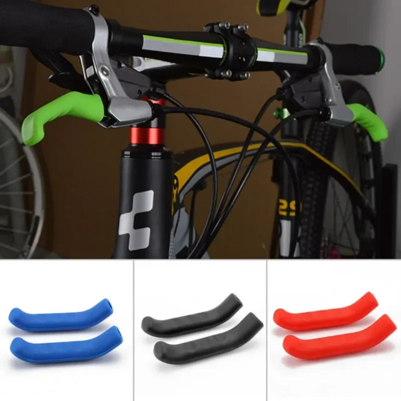 Description Picture 2 of itemSilicone MTB Handlebar Grips Bicycle Brake Handle Sleeve Cover Protect Cover Anti-slip Cycling Gear Motorcycle Bike Accessories