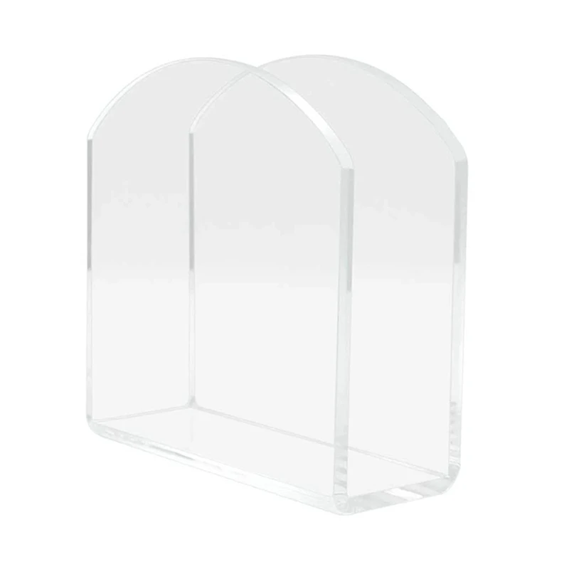 

Clear Acrylic Napkin Holder Paper Serviette Dispenser Decorative Tissue Rack Box For Home Bar Hotel Dining Table Kitchen
