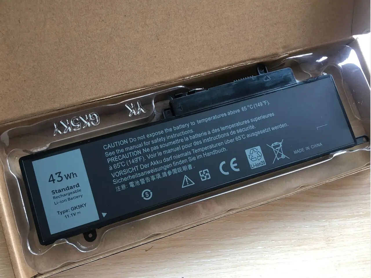 GK5KY bateria do portátil para DELL Inspiron,