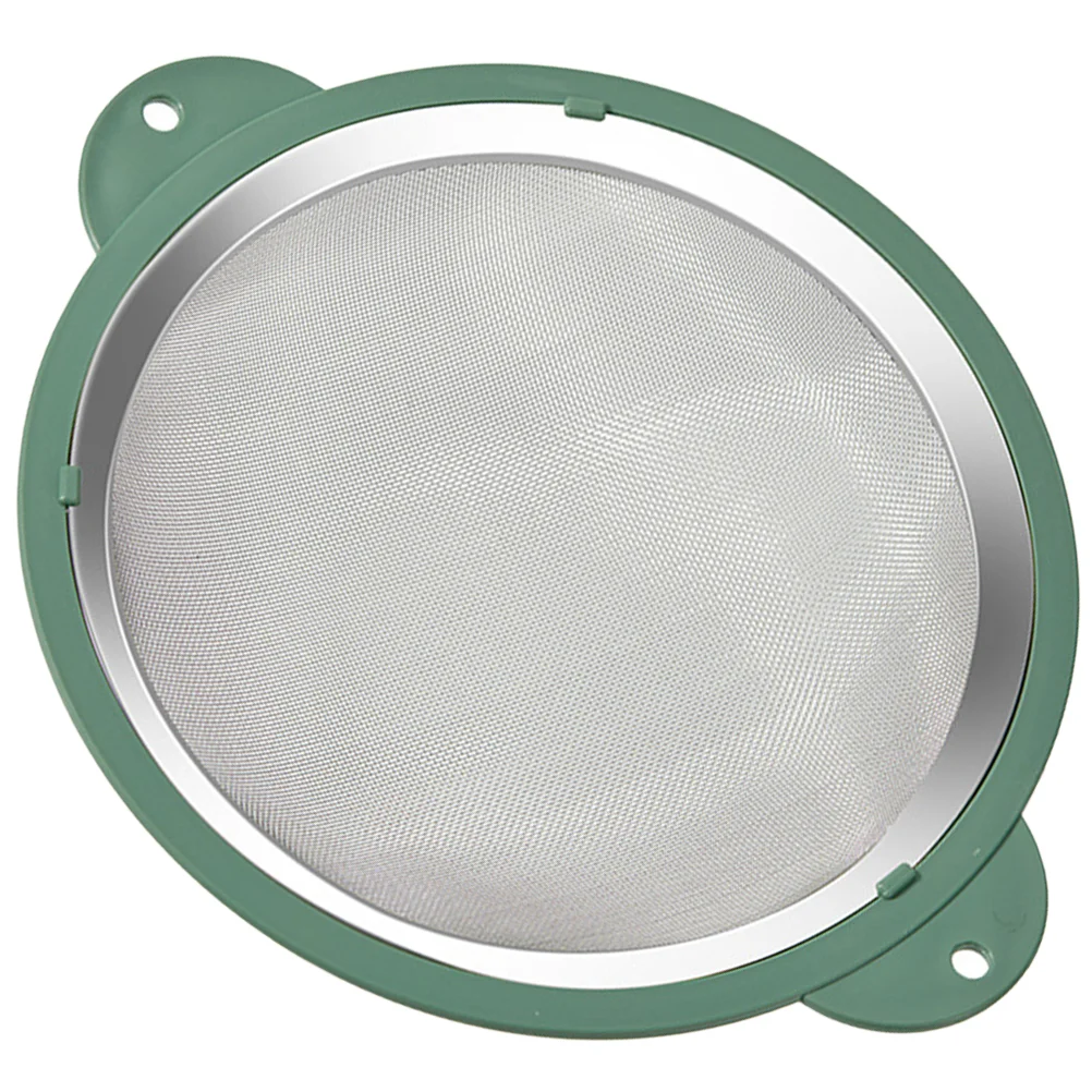 

Stainless Steel Mesh Colander Strainer Basket Drainer Soybean Milk Fine Mesh Strainer