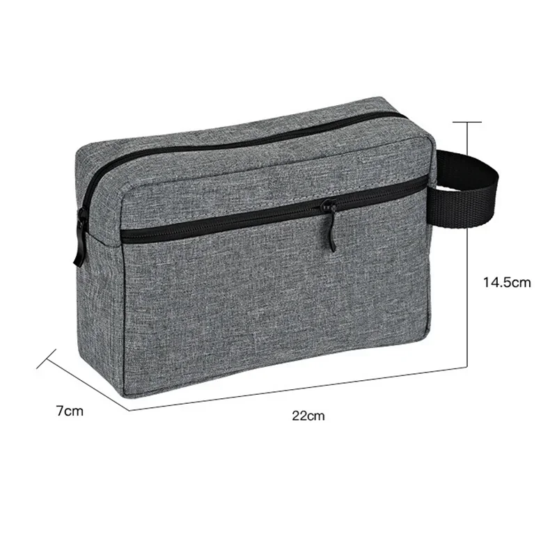Borsa da Toilette da Viaggio per Uomo, Grande Capacità, Impermeabile, Portatile, Beauty Case per Uomini e Donne, Pochette per Cosmetici - immagine 2